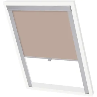 vidaXL Verdunkelungsrollo 100 x 130 cm Beige