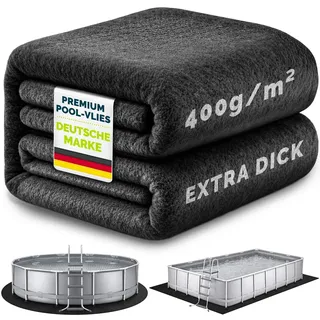 tillvex Premium Pool Unterlage Schwarz 250x180 cm