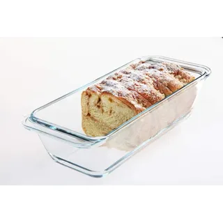Sendez Kastenform 28 x 12 x 7,5 cm Made in EU Glas Pastetenform Backform Brotbackform Auflaufform Königskuchenform