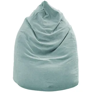 Xora Sitzsack, Mintgrün, Textil, 220 L, Füllung: Styroporkugeln, 65x95x75 cm, Indoor, Wohnzimmer, Hocker, Sitzsäcke, Kindersitzsäcke