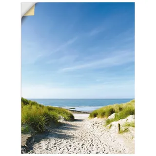 ARTland Wanddeko Wandtattoo selbstklebende Vinylfolie Strand Meer Küste Düne Nordsee Maritim T9EX