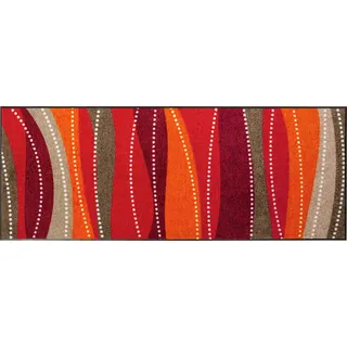 Erwin Müller Fußmatte Saarburg, Schmutzfangmatte, Sauberlaufmatte rot Größe 80x200 cm - rutschfest, langlebig, pflegeleicht, für Fußbodenheizung geeignet, ca. 7 mm Höhe