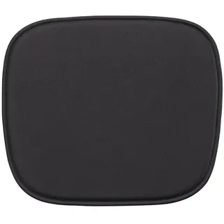 Muuto Fiber Chair Sitzkissen, easy leder schwarz