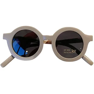 Kinder Sonnenbrille UV400 Schutz Für Kinder Jungen Und Mädchen 1-2 Jahre, Retro Rund Kindersonnenbrille, Baby Sonnenbrille, Kinder Polarisierte Sonnenbrille, Babygeschenk Oder Tägliche Kollokation