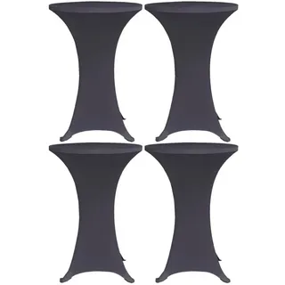 vidaXL Stehtischhusse Stretch Anthrazit 60 x 60 cm