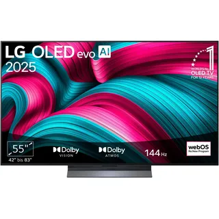 LG OLED55C5ELB 55" 4K OLED evo AI Smart TV C5