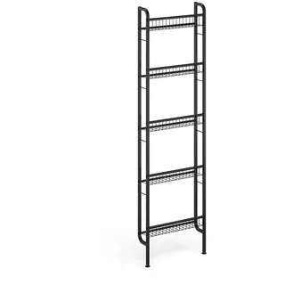 Vicco Bücherregal 44,5 x 11 x 160 cm Schwarz