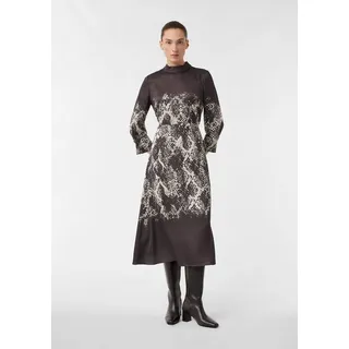 Comma, Midikleid Gemustert Braun 46