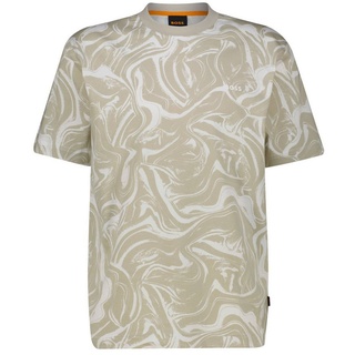 BOSS T-Shirt Herren T-Shirt TE OCEAN Relaxed Fit (1-tlg) weiß XL