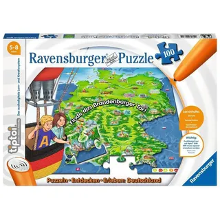 Ravensburger tiptoi 00831 - "Puzzeln, Entdecken, Erleben: Deutschland" / Puzzle von Ravensburger ab 5 Jahren / Kennst du dich in Deutschland aus?