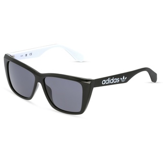Adidas OR0026 Unisex-Sonnenbrille Vollrand Eckig Kunststoff-Gestell, schwarz