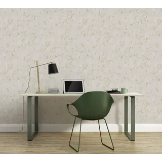 A.S. Création Vliestapete Casual Living 10,05 m x 0,53 m 393871 Beige/Grau/Gold