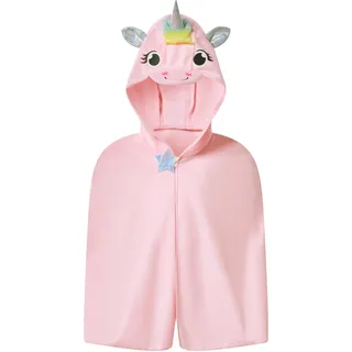 Kleinkinder Mädchen Jungen Umhang Kostüm Plüsch (Einhorn, 98/110)