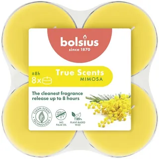 Bolsius Duftkerze 8 St. gelb