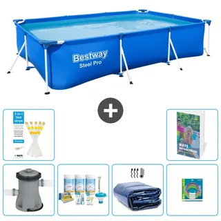 Bestway Steel Pro Rechteckig - 300x201x66 Cm - 7-teilig  S282