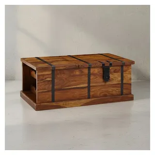 KADIMA DESIGN Couchtisch Braun Sheesham 100 x 60 x 40 cm
