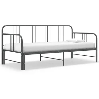 vidaXL Ausziehsofa 90 x 200 cm Grau
