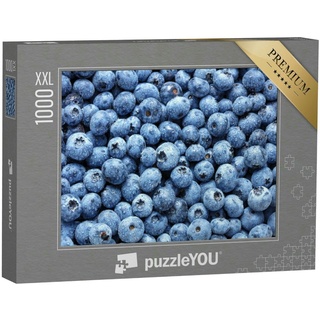puzzleYOU Puzzle Frische saftige Heidelbeeren, 1000 Puzzleteile, puzzleYOU-Kollektionen Impossible Puzzle
