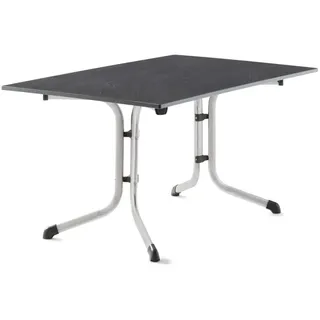 Sieger Boulevard-Klapptisch mit vivodur-Platte 140 x 90 x 73 cm graphit/schieferdekor anthrazit