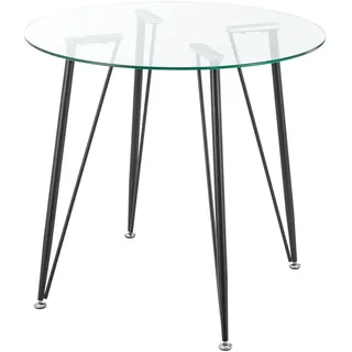 [en.casa] Huittinen Ø 80 cm schwarz