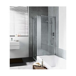 Kermi Diga Seitenwand verkürzt DITVD100172AK 100x175cm, weiß, ESG klar