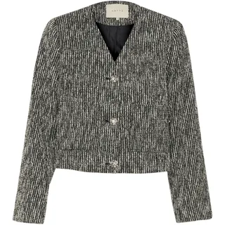 Kaffe Blazer Schwarz/Weiß 46