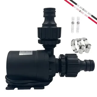 Bebusingoto 12-v-wasserpumpe, Mini-tauchpumpe Mit Bürstenlosem Motor, 800 L/h, 5 M, Wasserpumpen Für Die Wasserzirkulation In Schwimmbädern, Springbrunnen, Solar-wasserpumpen Für Aquarien, Teiche Und