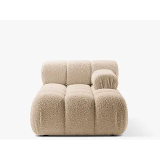Micadoni Recamiere Bellis, Chaise Longue 1-Sitzer Modul beige