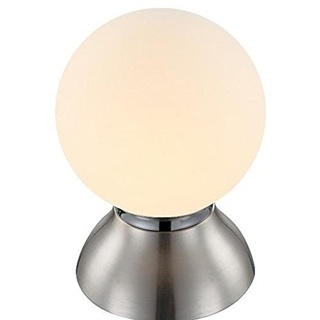 LED Tischlampe 10641 mit Touch-Schalter Tischleuchte Nachttischleuchte Schreibtisch Büroleuchte Lampe (Leuchtmittel + Größe ca.: Durchmesser 14 cm x Höhe 20 cm)