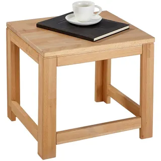 Linea Natura Beistelltisch, Buche, Holz, Buche, massiv, rechteckig, eckig, 40x38x45 cm, Wohnzimmer, Wohnzimmertische, Beistelltische