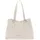 Shopper Kunstleder Beige
