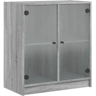vidaXL Beistellschrank 68 x 75,5 x 37 cm Grau