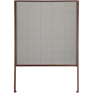 hecht International Insektenschutz Dachfenster Plissee 110 x 160 cm Braun
