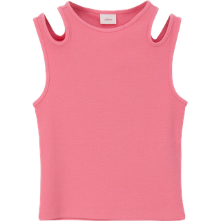 s.Oliver - Tank Top mit Schulter-Cut-out, Mädchen, Rosa, M