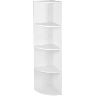 VASAGLE Standregal 30 x 30 x 129,5 cm Weiß