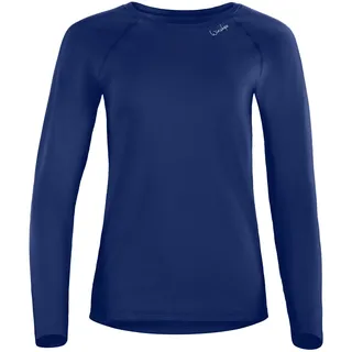 Winshape Light and Soft Long Sleeve Top AET118LS, in dark blue | Gr.: XS blau (dunkelblau), 85% Polyester, 15% Elasthan, Rundhals, Shirts Langarmshirt, Functional