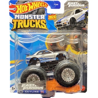 Monster Trucks Fast and Furious Skyline, 2023 Connect and Crash (Maßstab 1:64)