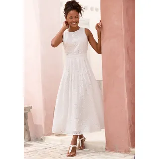 Buffalo Spitzenkleid Kleid Weiß 42
