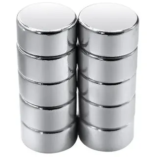 RS PRO, Magnet, Neodym Magnet, Scheibe, 8mm x 4mm (10x)