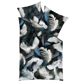 Kaeppel Bettwäsche 135x200cm versch. Motive Äffchen Urwald Wolf Tropical Federn, Satin, 2 teilig, hochwertiger Digitaldruck mit einem eindrucksvollen Motiv