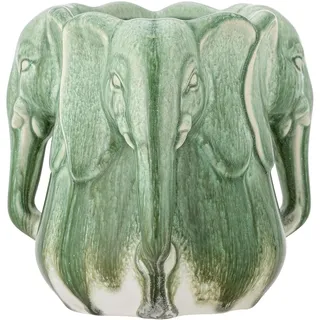 Bloomingville Bloomingville, Pontus-stoneware Keramikvase - Green - One Size