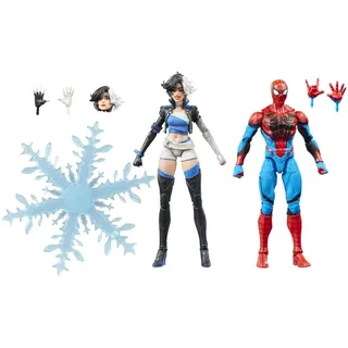 Marvel Legends Series Marvel Rivals Spider-Man & Luna Snow, vom Videospiel inspirierte Action-Figuren (15 cm) zum Sammeln