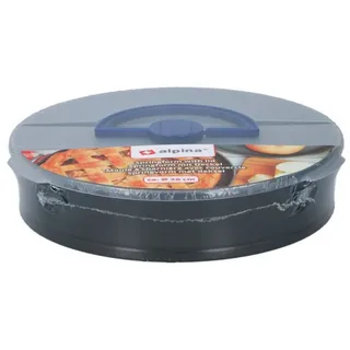 INDA-Exclusiv Brotbackform Springform Kuchen Backform Deckel antihaftbeschichtet Ø26cm schwarz