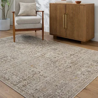 livabliss Myrtle Avenue I Designer-Teppich 160 x 230 cm Braun