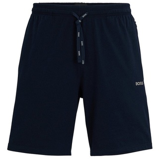 BOSS Pyjamashorts Mix&Match Short CW (1-tlg) kurze Hose aus elastischer Baumwolle blau M