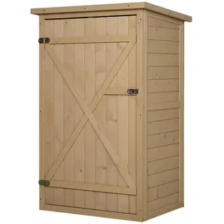 Outsunny Geräteschrank 1 x 1 m Beige