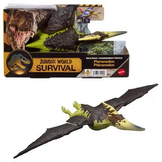 Mattel Jurassic World Wild Roar - Pteranodon Actionfigur 21 cm mehrfarbig