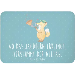 Mr. & Mrs. Panda Kühlschrankmagnet Jagdhorn Melodie - Geschenk, Lernen, Tradition, Musiker, Pinnwandmagnet, Entspannung, Musik, Natur, whiteboardmagnet, haftmagnet, magnet, Musikinstrument, Instrument