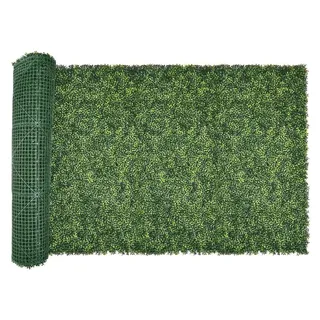 Vevor Künstliche Hecke, 3000x1000x45mm, Künstliche Pflanzenwand, Buchsbaumpaneel für Dekoration im Innen- & Außenbereich & Efeu-Zaunbedeckung, Sichtschutz-Hintergrundwand, Heckenschirm für den Garten