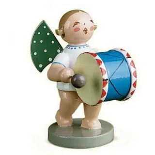 Wendt & Kühn Engel mit Pauke 5-6 cm bunt
